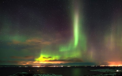 Northern lights over Bugøynes
